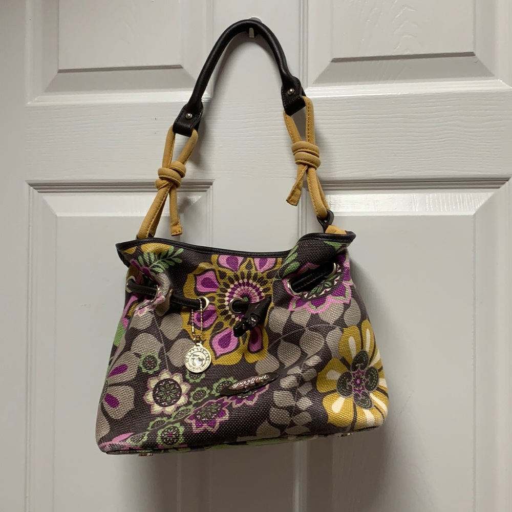 SPARTINA 449 drawstring bag with lipstick case.